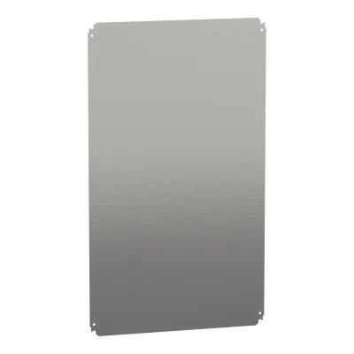Schneider Electric Montageplatte NSYMM106 | 950x550 mm | Stahl verzinkt | glatt | für Spacial CRN/S3D/S3X/PLM | weiß