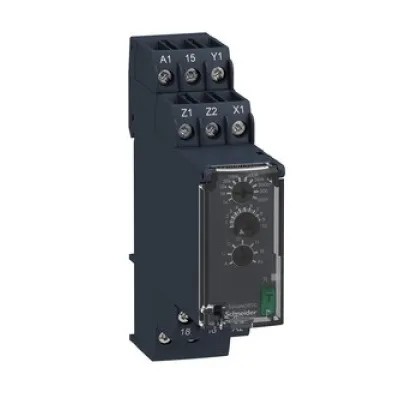 Schneider Electric Zeitrelais RE22R1MYMR | Multifunktionsrelais | 18 Funktionen | 24-240V AC/DC | 8A | Hutschiene