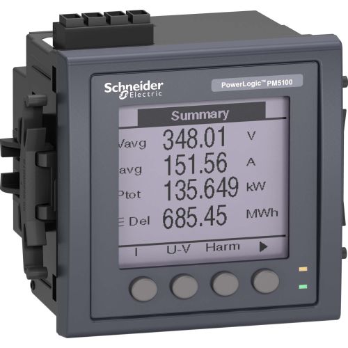Bild: GS PM5111-Messgerät mit METSEPM5111 Modbus bis 15. H 1DA 33 Alarme