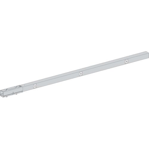 Bild: GS Schienenkasten, gerade, KBB25ED44305W 25A, 5 Abgänge, 3m, 3L+N+3L+N+PE, weiß,