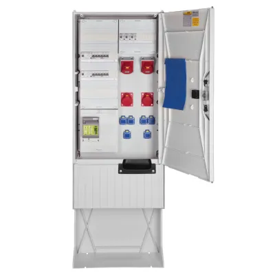 GSAB Festplatzverteiler 58S17FP2322166S | 2x CEE32 | 2x CEE16 | 6x Schuko | IP44 | 4-polig | Anschlussschrank
