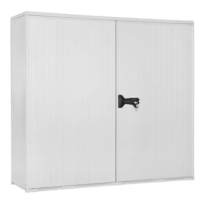 GSAB Kabelverteilerschrank 3S1300-470MDS | IP44 | 1370x1465x470 mm | GFK | Doppelschwenkhebel | Montageplatte | RAL 7035