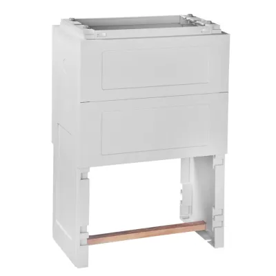 GSAB Elektrotechnik Normsockel 0NSE | Stecksockel 950mm | Kunststoff grau RAL 7035 | IK10 | Außenaufstellung