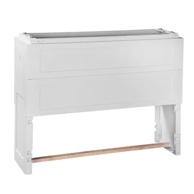 GSAB Normsockel 2NSE | Sockel komplett 950mm hoch | Kunststoff | 1116x320mm | IK10 | grau RAL 7035 | für Außenbereich