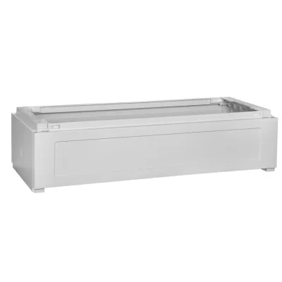 GSAB Sockel für Kabelverteiler 2NS470-Aufbau | 470mm Tiefe | 250mm Höhe | Kunststoff | grau RAL7035 | IK10