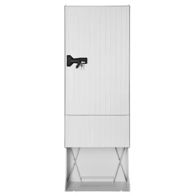 GSAB Verteilersäule 58S1700MDS | 1710x585x280 mm | GFK Kunststoff | IP44 | freistehend | Montageplatte | RAL 7035