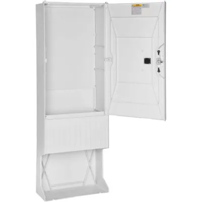 GSAB Elektrotechnik Verteilersäule 58S1700M | Kunststoff | 1710x585x280 mm | IP44 | RAL 7035 | Montageplatte