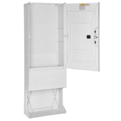 GSAB Elektrotechnik Verteilersäule 58S1700M | Kunststoff | 1710x585x280 mm | IP44 | RAL 7035 | Montageplatte