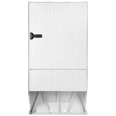 GSAB Elektrotechnik Verteilersäule Oberteil 88S1700M | 1 Tür | 1064x883x278mm | Kunststoff | IP44 | RAL 7035