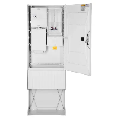 GSAB Elektrotechnik Zähleranschlusssäule 22.00.1P11b | 1 Zählerplatz | 63A | 1-stöckig | IP44 | Kunststoff | RAL 7035