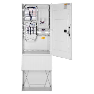 GSAB Zähleranschlusssäule 01.00.1P11b | eon Thüringen | 1 Zähler | 1-stöckig | IP44 | Kunststoff | RAL 7035