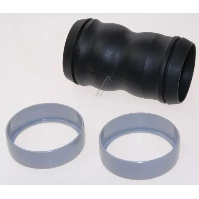 Gummianschluss GM80 für Staubsauger Nilfisk 22344400 schwarz grau Ringe