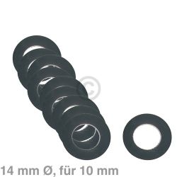 Gummidichtring 9,5x14mmØ für 3/8"x10mm Quetschverschraubung 10Stk