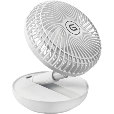 Gutfels Stand- und Tischventilator VENTI 3030R | Akku 10.000 mAh | Oszillation | 4 Stufen | 17cm | ausziehbar