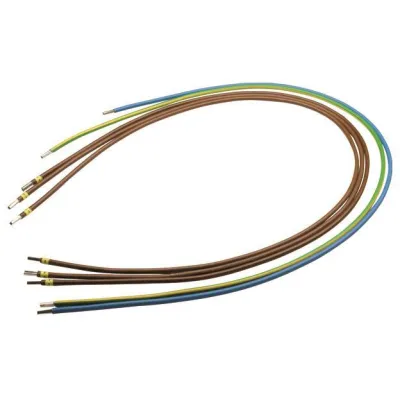 Hager Abgangskabelbaum Y891F | 16mm² | 5-polig | für 2-stöckige Tragplatten unten | 3x braun, 1x blau, 1x grün/gelb