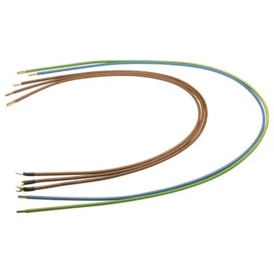 Hager Abgangskabelbaum Y89E | 5-polig 10mm² | für 2-stöckige Tragplatten | Zählerzugang unten | farbcodiert