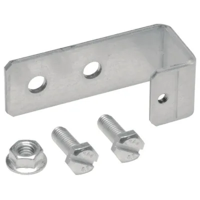 Hager Absenkwinkel UZ25A | Befestigungswinkel 25mm | 2 Stück | 50x150x180mm | universN | Stahl