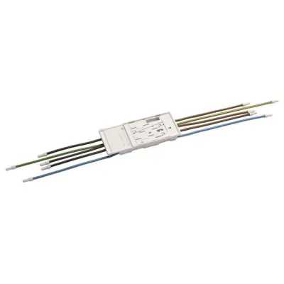 Hager eHZ Anschlusskassette KU76S10 | BKE-I | 5-polig | 16mm² | mit Spannungsabgriff | 260x95mm | weiß