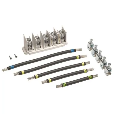 Hager Anschlusssatz ZM15US 282471 | 5-polig | für 12x5mm Sammelschiene | bis 95mm² | für U84LU | unten | 2xSLS