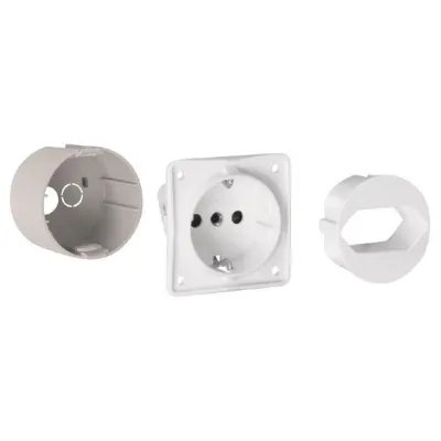 HAGER Ausbaupaket VZ00HD Steckdose Schuko für volta.hybrid