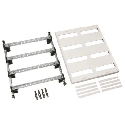 Hager Baustein universN UD42B1 | Verteilerbaugruppe für Reiheneinbaugeräte | 600x500x125mm | 8x12PLE | Kunststoff | weiß