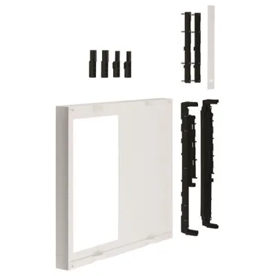 Hager Baustein universN UE32B8N | NH00 Sammelschienenbaustein | 9 NH00-Trennerleisten | 450x500x125mm | mit Abdeckung