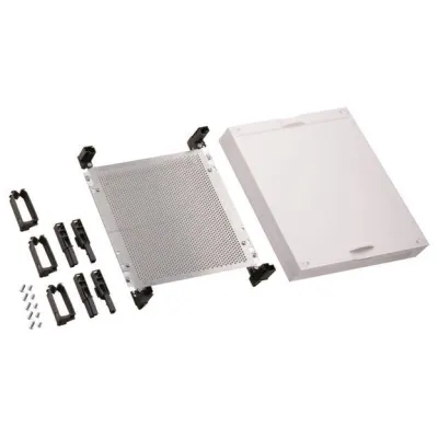 Hager Baustein universN UD21M2 | Verteilerbaugruppe | Montageplatte | geschlossen | 300x250x125 mm | für VDI