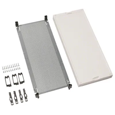 HAGER universN UD41M1 | Verteilerbaugruppe Telekommunikation | 600x250mm | gelochte Montageplatte | 125mm Tiefe