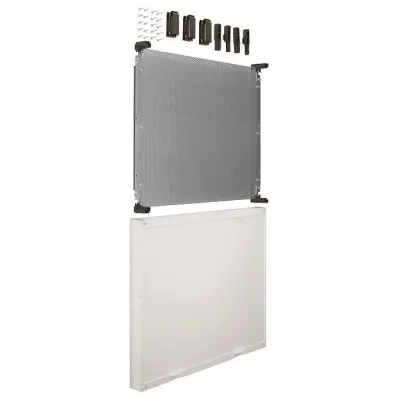 Hager universN UD32M1 Verteilerbaugruppe | 450x500mm | gelochte Montageplatte | Abdeckung | 125mm Tiefe