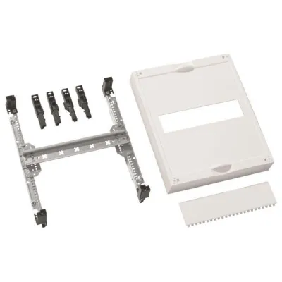 Hager Baustein universN UK21A3 | Verteilerbaugruppe für 2x LS 160A | 300x250mm | 3-polig | Berührungsschutz | Reinweiß