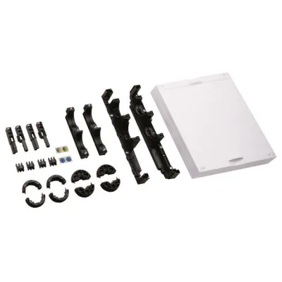 HAGER Baustein universN UE21PEN | Sammelschienenträger 2-polig PE/N | 300x250x57mm | 1600A | drehbar | mit Abdeckung