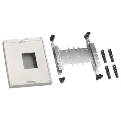 Hager Baustein UK21LH0 | universN Verteilerbaugruppe | 300x250mm | für Leistungsschalter H3+ P160 | LS 160A | grau