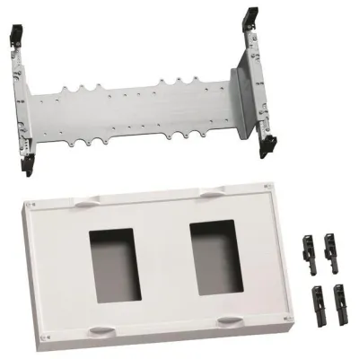 Hager Verteilerbaugruppe UK22LH1M | Lasttrennschalter Baustein | 2x H3+ P250 | 300x500mm | Motorantrieb | 250A