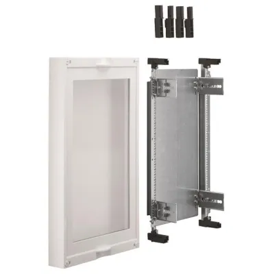 Hager Baustein universN UD31C2 | Verteilerbaugruppe | 450x250mm | Montageplatte verstellbar | 1600A | Sichtscheibe