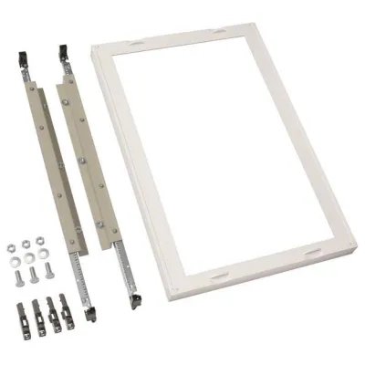 Hager Baustein universN UE52K4N | NH-Sicherungsträger | 4 NH1-3 Leisten | Montageplatte | 185mm SaS-System