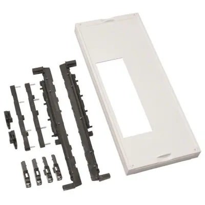 Hager Baustein universN UE41B3N | Verteilerbaugruppe NH00 | 600x250mm | für 4 NH00-Leisten | mit Abdeckung