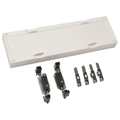 Hager Baustein universN UE12E0 | Sammelschienenbaustein 1-polig | 150x500mm | mit Abdeckung | SS-System 60mm | 630A