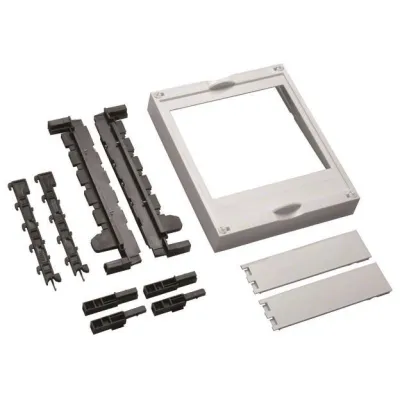 Hager universN UE21A2B | Sammelschienen-Baustein | 2 NH00-Trenner | 300x250mm | 5-polig | für 40mm Schienensystem