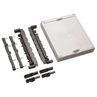 Hager universN UE21E0 | Sammelschienenträger 4-polig | 300x250x110mm | 60mm | 630A | Abdeckung Schwarz/Weiß