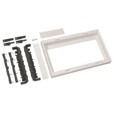 Hager Baustein universN UE22E5 | Verteilerbaugruppe für D-Sicherungen | 4-polig | 300x500x125 mm | mit Abdeckung | weiß