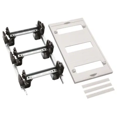 Hager Baustein universN UD31B3 | Verteilerbaugruppe für Reiheneinbaugeräte | 3x10PLE | 450x250x110mm | waagerecht