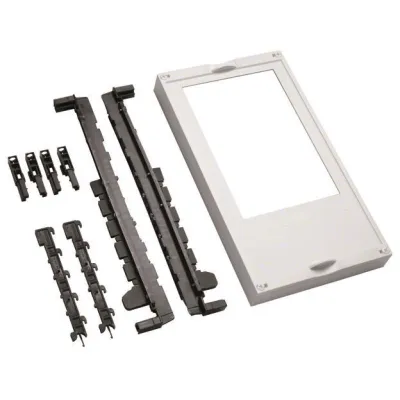 Hager Baustein universN UE31A1B | Verteilerbaugruppe NH1 | Schienensystem 450x250x125mm | mit Abdeckung