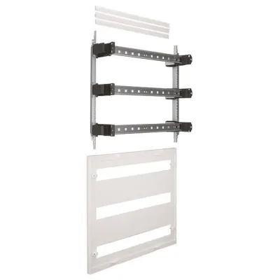 Hager Baustein universN UD32B3 | Verteilerbaugruppe für Reiheneinbaugeräte | 450x500x125 mm | 3x24PLE | waagerecht