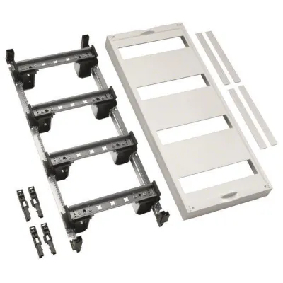 Hager Baustein universN UD41B1 | Reiheneinbaugeräte 4x12PLE | 600x250x125mm | Kunststoff Weiß | Verteilerbaugruppe