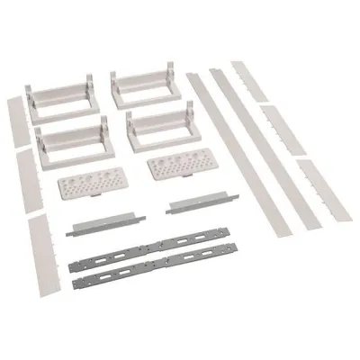 Hager Befestigungssatz ZAY62T für Einbaufeld ZAL205 | Membranflansch | 900x500x120 mm | weiß RAL 9010 | 50 kg
