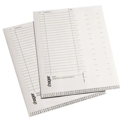 Hager Beschriftungssystem Volta VZ717 (VE10)