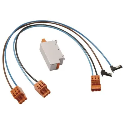 Hager Bestückungspaket ZY50MS | eHZ Sicherungsbox 1A | BKE-I gezählt | Spannungsversorgung | 1-feldrig | RAL 9010