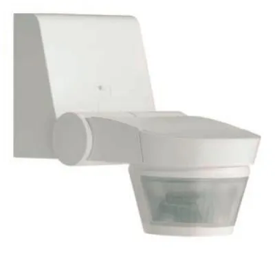 Hager Bewegungsmelder Außen EE860 | 220° Erfassungsbereich | IP55 | max. 16m Reichweite | Aufputzmontage | weiß