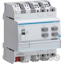 Hager Binäreingang KNX,4fach,230V TXA304