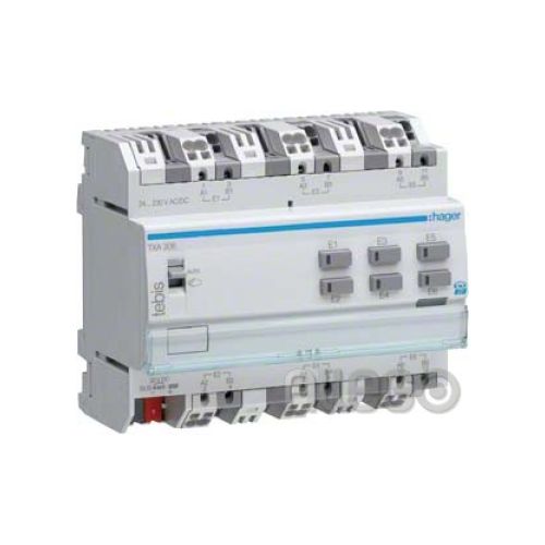 Bild: Hager Binäreingang universal KNX,6fach,230V TXA306